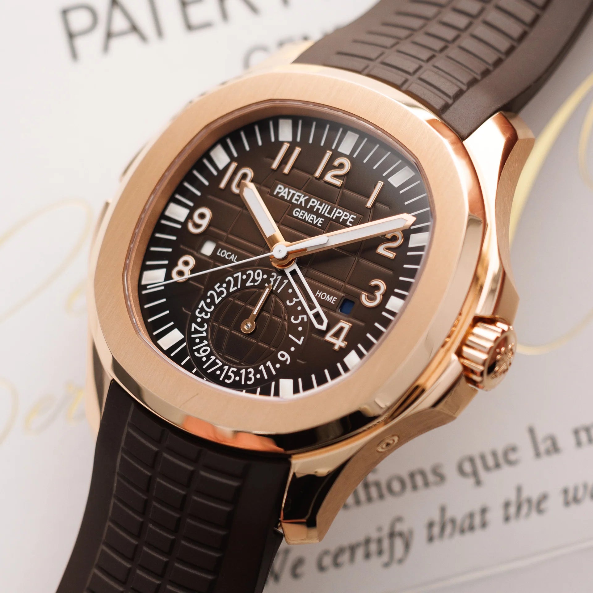 Patek Philippe Rose Gold Aquanaut Watch