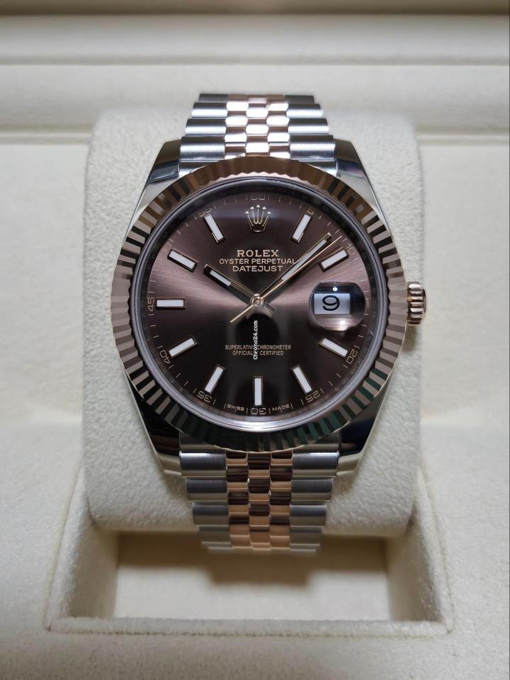 Rolex DateJust 41 Chocolate Brown Dial