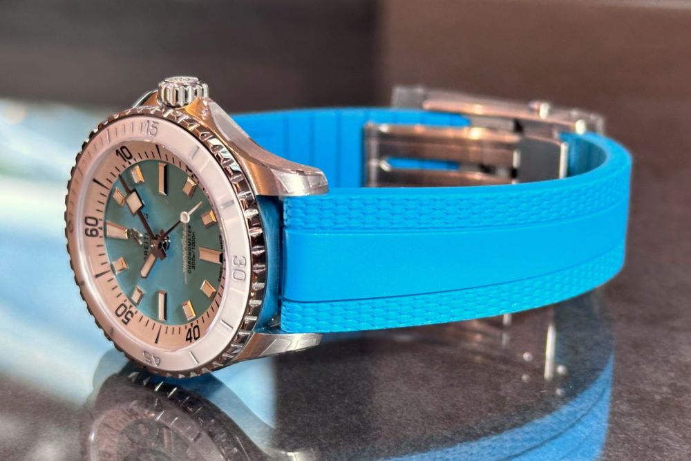 Breitling Superocean Automatic 36 - Turquoise Blue Dial