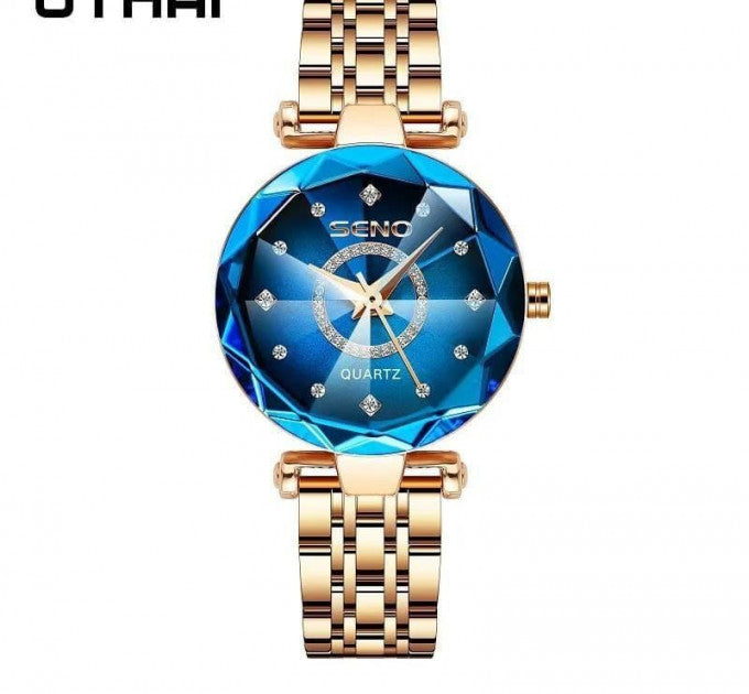 Seno Ladies Watch: Elegance in Stainless Steel, Water Resistant, in Stunning Color Combinations