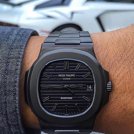 Patek Philippe Nautilus 5711 BAMFORD Edition DLC Coated 1:1 Mirror Swiss