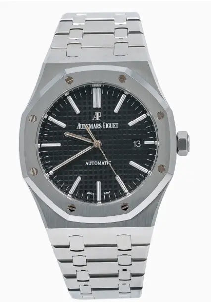 Audemars Piguet Royal Oak Black Dial Stainless Steel Watch